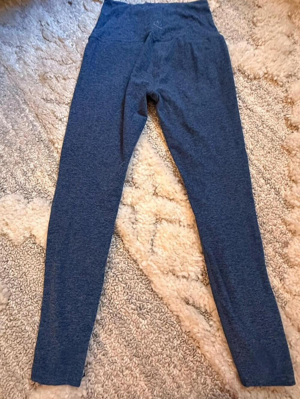Beyond Yoga Legging Heathered Blue Sz Small
